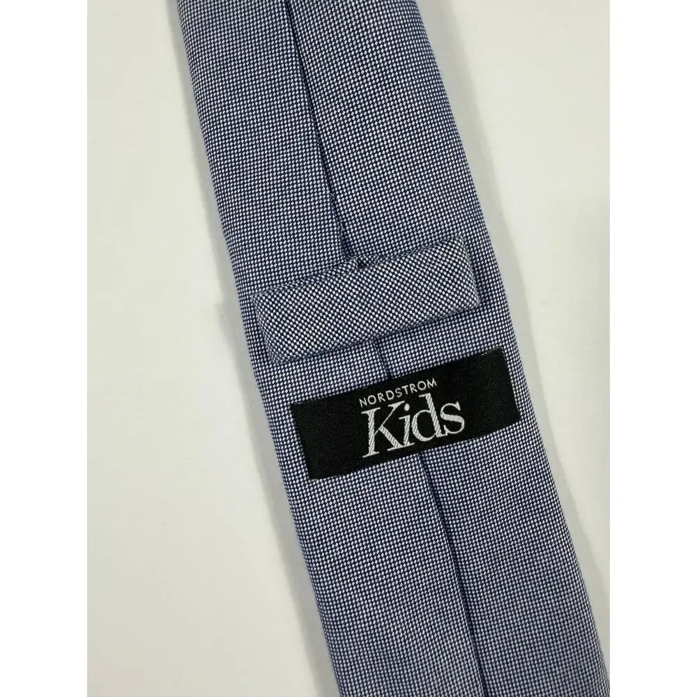 Nordstrom Kids Blue Cotton Necktie Boys Youth